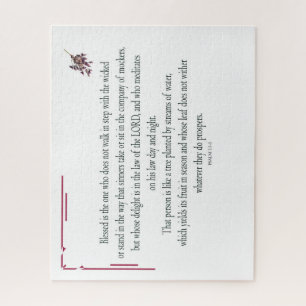 Puzzle Salmo 1:1-3, Bendito es el que,