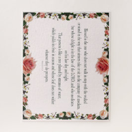 Puzzle Salmo 1 Arte de las Escrituras Camino de los Justo