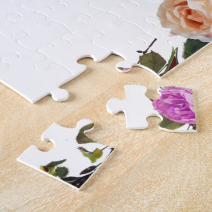 Puzzle Salmo 1, en la ley del Señor, frontera de las flor