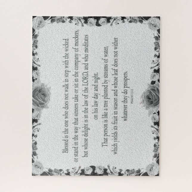 Puzzle Salmo 1, sin paso de caminata malintencionado, Ace (Vertical)