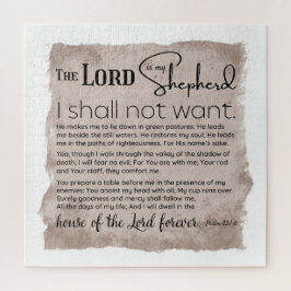 Puzzle Salmo 23 Biblia Escritura Papel de cosecha