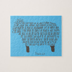 Puzzle Salmo 23 Biblia Verse
