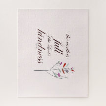 Salmo 33 Escritura Floral Wreath Art