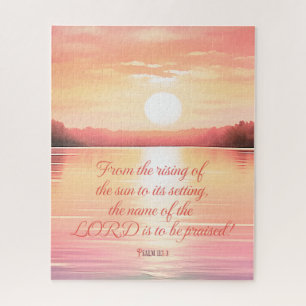 Puzzle Salmo de la Escritura 113:3