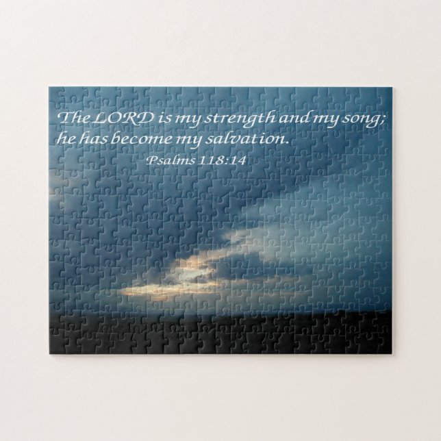 Puzzle Salmos 118:14 (Horizontal)