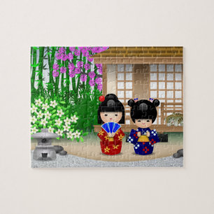 Puzzle Salón de té de Kokeshi
