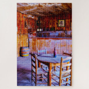 Puzzle Salón Judge Roy Bean Texas.Saludos de Navidad Ji