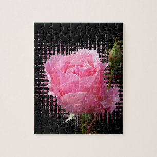Puzzle salpicadura rosa rosada