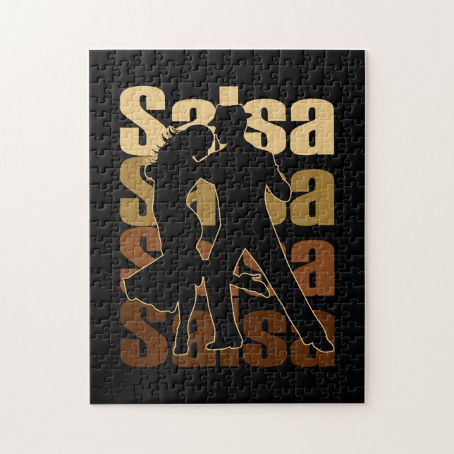 Puzzle Salsa Dance para una música latina Dance Salsa (Vertical)
