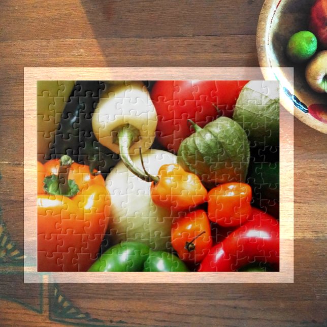 Puzzle Salsa Verduras, tomate, pimientos, cebolla (Subido por el creador)