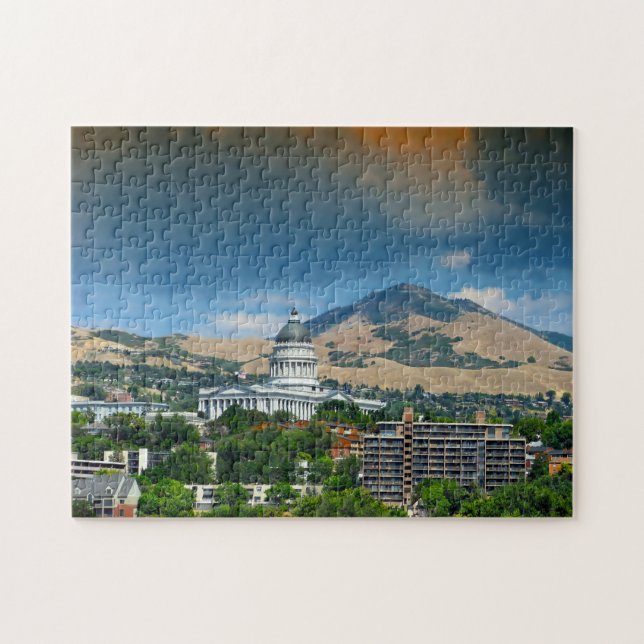 Puzzle Salt Lake City Utah. (Horizontal)