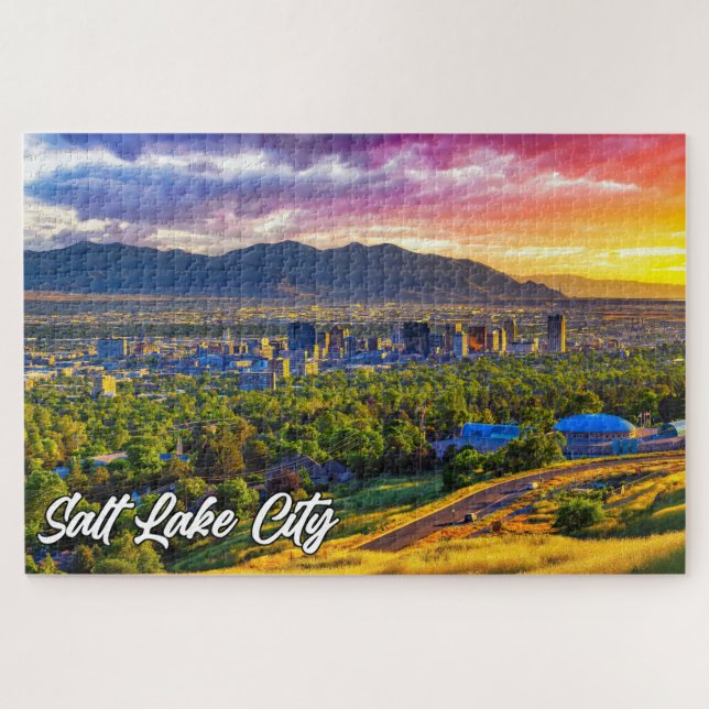 Puzzle Salt Lake City, Utah, Estados Unidos (Horizontal)