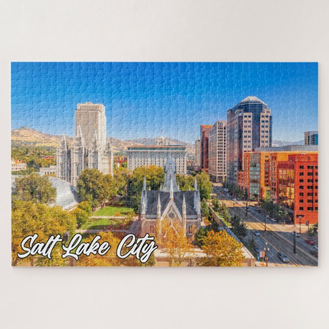 Puzzle Salt Lake City, Utah, Estados Unidos (Horizontal)