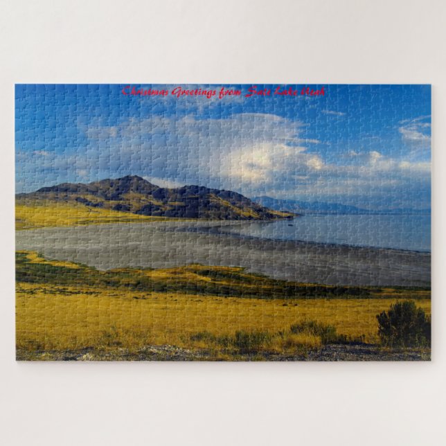 Puzzle Salt Lake Utah. Saludos de Navidad (Horizontal)