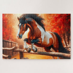Puzzle Saltando Caballo