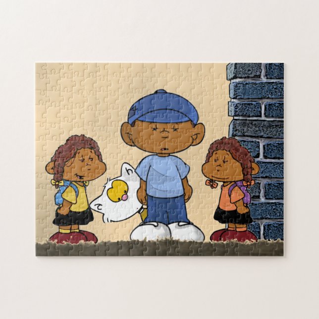 Puzzle Salto corto (Horizontal)