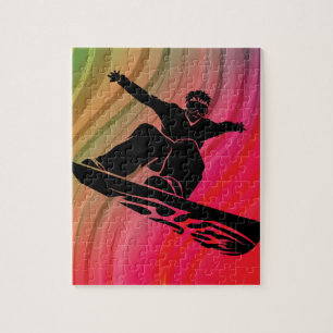 Puzzle Salto de la snowboard