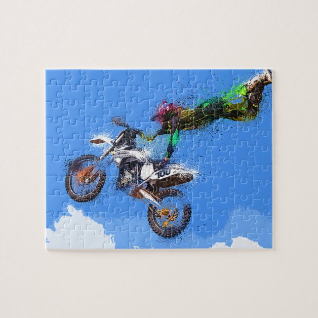 Puzzle Salto motocross (Horizontal)