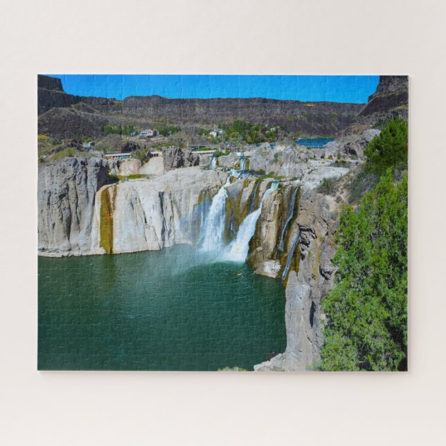 Puzzle Saltos de agua de Jigsaw en Idaho. (Horizontal)
