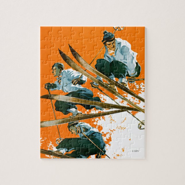 Puzzle Saltos de esquí por soldadura en esquí (Vertical)