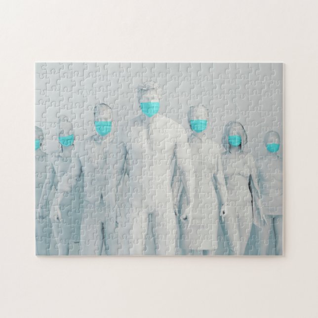 Puzzle Salud y Prevención de Enfermedades para Medicina (Horizontal)