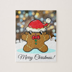 Puzzle Saludo a los Navidades Personalizados del hombre d