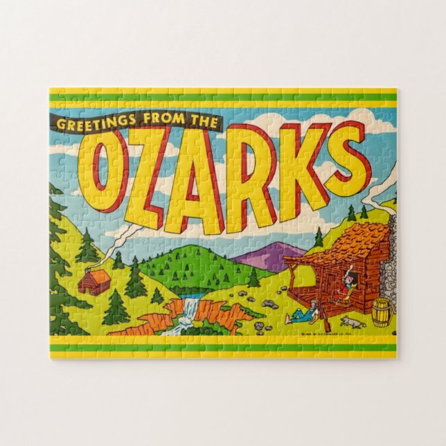Puzzle Saludo de Ozarks 11x14 (Horizontal)