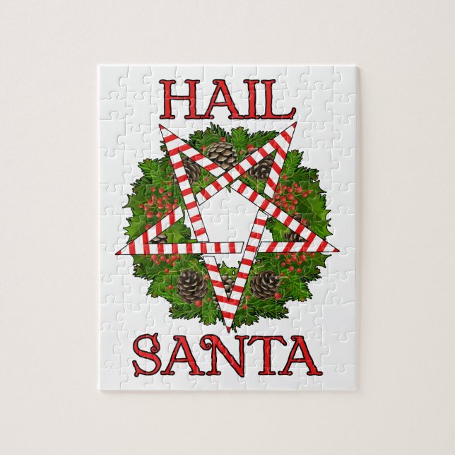 Puzzle Saludo Santa (Vertical)