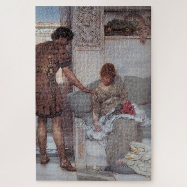 Puzzle Saludo silencioso (por Lawrence Alma-Tadema) (Vertical)