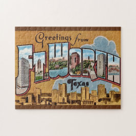 Puzzle Saludo Vintage Fort Worth TX 