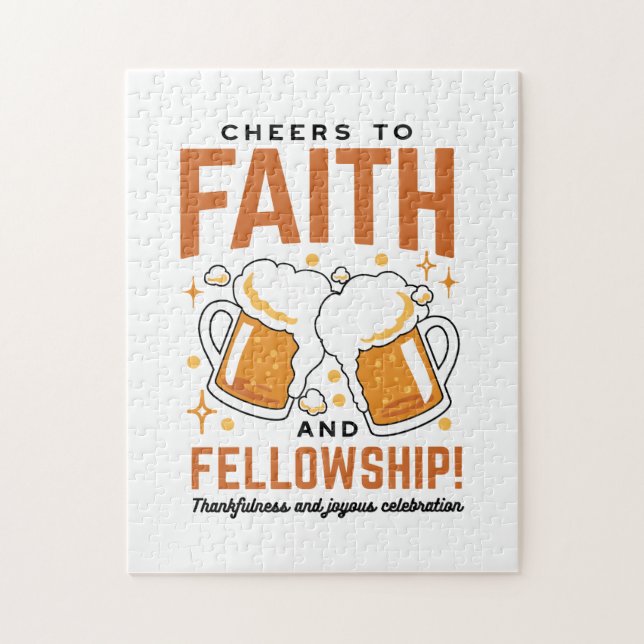 Puzzle Saludos a la fe y la comunidad - Oktoberfest Tee (Vertical)