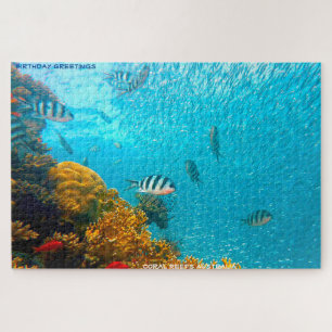 Puzzle Saludos de cumpleaños Coral Reef Australia