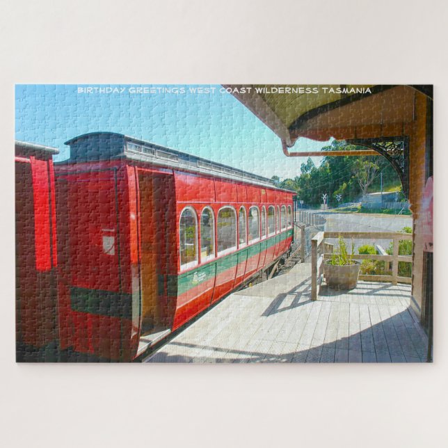 Puzzle Saludos de cumpleaños Costa Occidental Wilderness  (Horizontal)