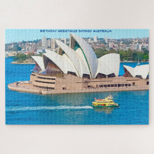 Puzzle Saludos de cumpleaños desde Sydney