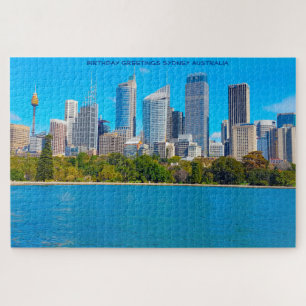 Puzzle Saludos de cumpleaños desde Sydney
