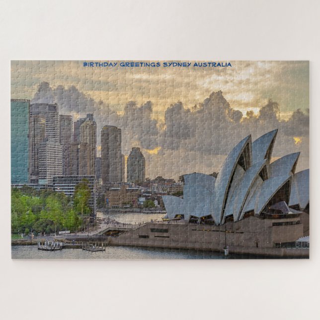 Puzzle Saludos de cumpleaños desde Sydney (Horizontal)