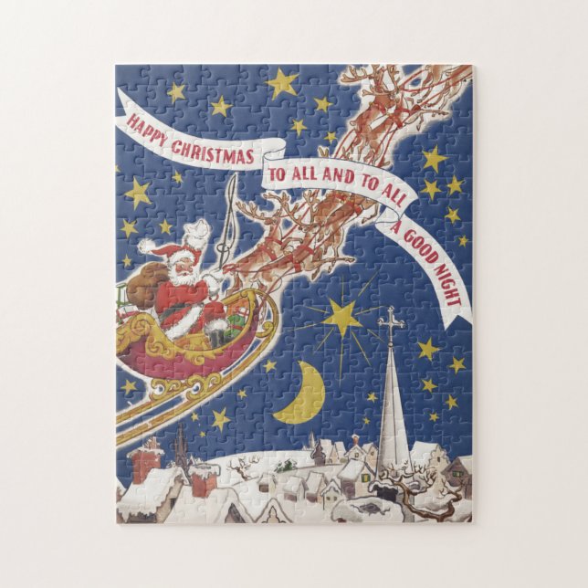 Puzzle Saludos de Navidad (Vertical)