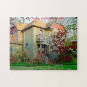 Puzzle Saludos de Navidad Arkansas Fayetteville