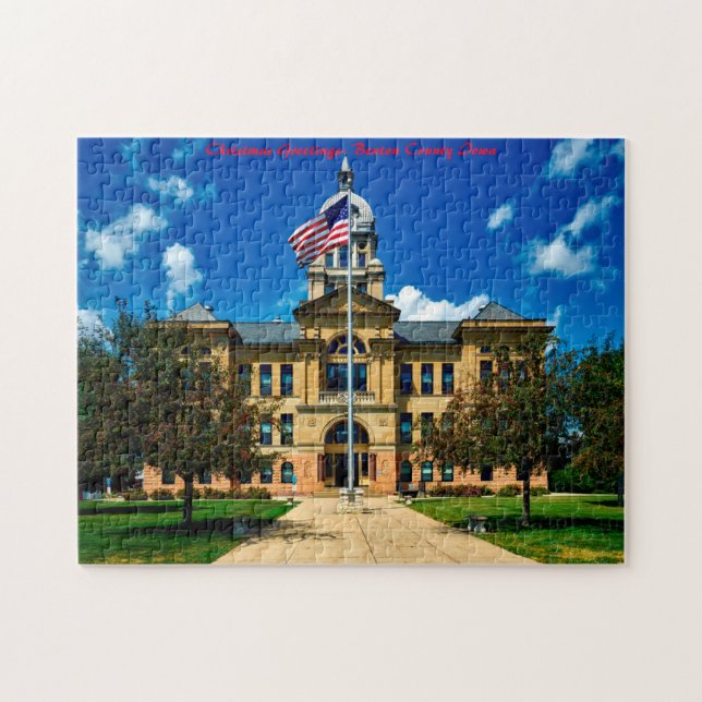 Puzzle Saludos de Navidad - Davenport Iowa (Horizontal)