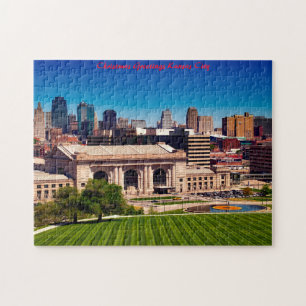 Puzzle Saludos de Navidad de Kansas City Missouri
