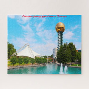 Puzzle Saludos de Navidad de Knoxville Tennessee