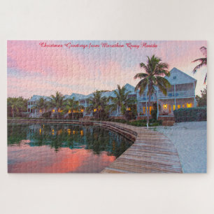 Puzzle Saludos de Navidad de Marathon Quay Florida