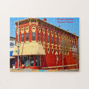 Puzzle Saludos de Navidad de Plymouth Indiana