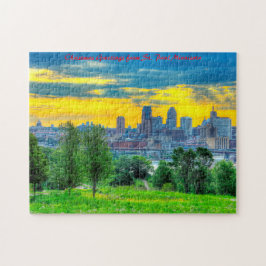 Puzzle Saludos de Navidad de St Paul Minnisota