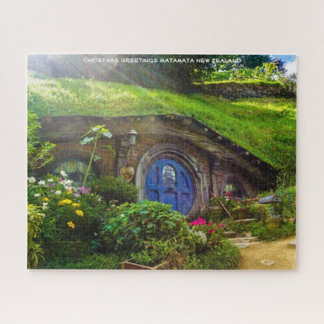 Puzzle Saludos de Navidad Matamata Nueva Zelanda (Horizontal)