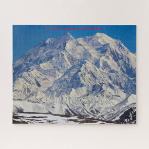 Puzzle Saludos de Navidad Parque Nacional Denali Alaska.