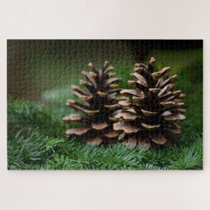 Puzzle Saludos de Pine Cone Seasons