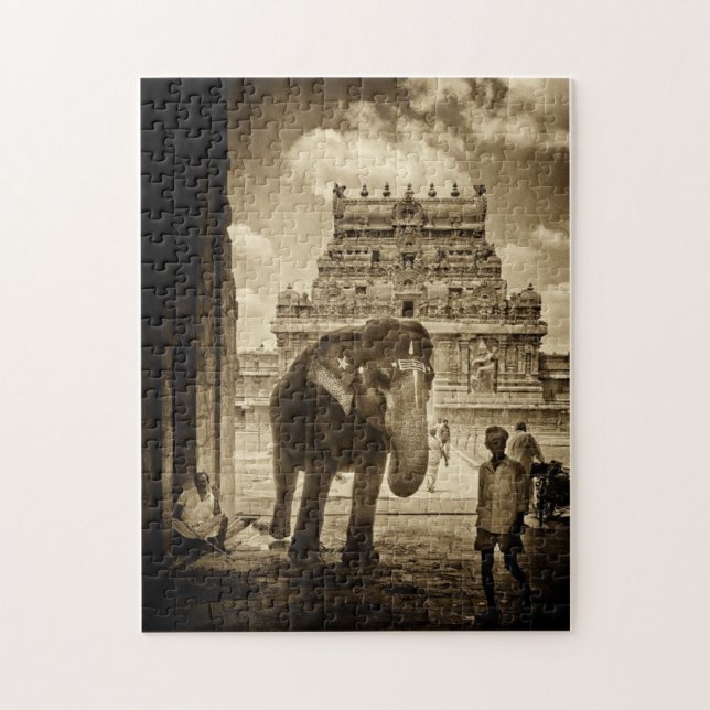 Puzzle Saludos del templo (Vertical)