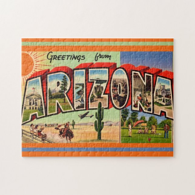 Puzzle Saludos desde Arizona (Horizontal)