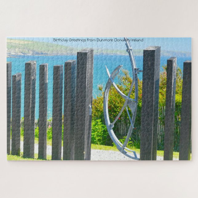 Puzzle Saludos desde Dunmore Clonakilty Irlanda Rompecabe (Horizontal)